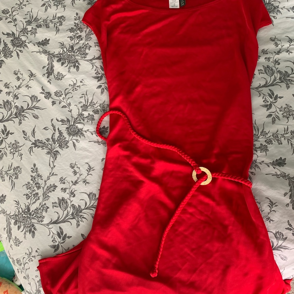 Red dress